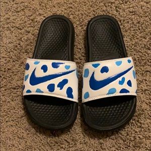Custom Nike slides